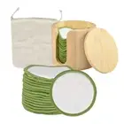 Reusable Bamboo Makeup Remover Pads - Washable Cotton Facial Cleansing Wipes