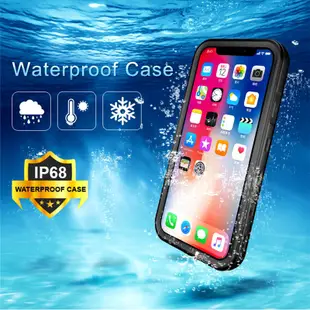 殼界 游泳潛水防水殼 iPhone 11 Pro Max XS XR 8 Plus 全包 防摔 手機殼 觸控靈敏 保護套