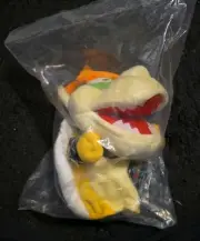 Bowser Hand Puppet ~ Super Mario Bros ~ NINTENDO ~ New In Bag With Tag