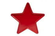 Salt & Pepper Kringle Star Platter 28cm Red