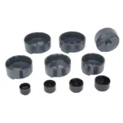 Lisle 62250 10 pc Metric Oil Filter End Cap Wrench and Socket Set