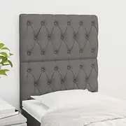 Dark Grey Headboards 2 Pcs Fabric, Adjustable Wall Mounted Headboard for Bed, Head Boards for Bedroom, Beds for Home