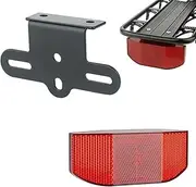 Red Rear Bike Reflectors - Reflective Tail Lamp Light Bike -Cycling Accessory for Mountain Bike Folding Bicycles, City Bike
