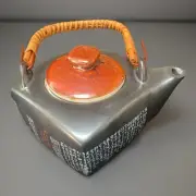 Kotobuki IronTeapot Calligraphy Japanese Calligraphy Tea set 4 cups & strainer