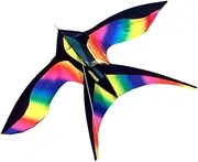 Eigell Large Kite Triangle Kiting Sport Kite Single Line Control for Camping (String Not Included)