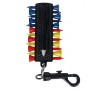 magnetic tools Golf Tee Keeper 12 Tees 2 Ball Markers Divot Tool