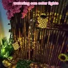 Solar Kettle Lamp Outdoor Hanging Watering Can Light IP65 Waterproof AmzVr