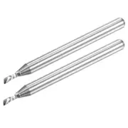 1/8" Shank 1.5mm x 4mm Carbide 1-Flute Left Hand End Mill CNC Router Bit 2pcs