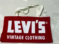 在飛比找Yahoo!奇摩拍賣優惠-Levi’s 手提包 拖特包 購物袋 帆布包 紅色現貨 全新