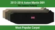 Lloyd Ultimat Small Trunk Carpet Mat for '13-16 Aston Martin DB9 w/British Flag (for: Aston Martin)