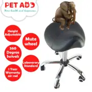 Saddle Salon Stool Bar Swivel Chair Massage Barber Hairdressing Hydraulic Lift P
