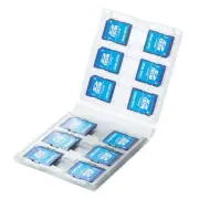 Sanwa SD card case (12 Holds) Clear FC-MMC26CL