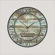 Margarita It's 5 O'clock Somewhere Art Wall Clock a Hanging Time Piece