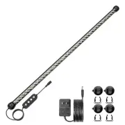 Led Aquarium Light with Timer Submersible 26.8 in for 28-52inch tank Black