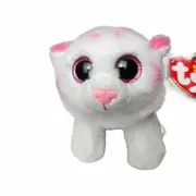 ty beanie babie "Tabor" the White/Pink Tiger **New with Tags**