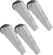 MAGICLULU 4Pcs Sliding Cabinet Door Roller Kit Garage Door Parts with Smooth Sliding Action Reliable Hanging Track Wheel for Closet Barn Doors Single Wheel Design