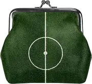 [CWAGFEQZ] Wallet Women,Coin Purse,Change Purse,Coin Purse Pouch,Sport Court Green Grass