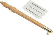 Tambour Hook with 3 Needles - Roller Bead Hook, Tambour Crochet Hook, Tambour Hook Bead Embroidery Kit for Beading, Handicrafts