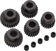 RC Motor Gear, 48DP 5mm Pinion Gear Set, 5PCS Steel Shaft Hole Gear, 20T 22T 24T 26T 28T Climbing Car Gear Accessories for 1/10 RC Truck Climbing Car
