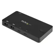 StarTech.com SV211HDUC KVM Switchbox 2 Port USB C KVM Switch Compact Dual Port