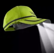 Panther Vision Dual Action LED Lighting Power Cap, Yellow Hat, Hike Hunt Work