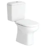 RAK Liwa White Close Coupled Toilet Suite Alpine White with P Trap 222730W