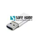 SAFEHOME USB 3.1 TYPE-C 母 對 USB 3.0 A 公 鋁合金充電數據轉接頭 CU4301A