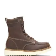 Men's Wolverine Loader 8" Wedge Boot Steel Toe Brown Leather W10741 Sz 14 M