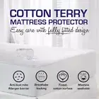 Cot/Single/Double/Queen/King-All Size Fully Fitted Waterproof Mattress Protector