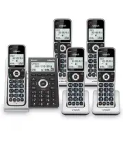 VTech VS306-5 DECT 6.0 5 Handsets Cordless Home Phone with 5 Handset