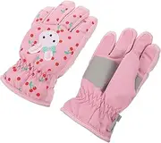 [Yardwe] Warm Ski Gloves for Women Mittens 360° Temperature Lock Elastic Wristband Waterproof