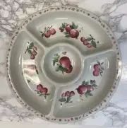 PFALTZGRAFF Coordinate Delicious Collection Chip & Dip Tray 14” round melamine