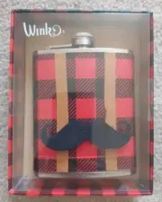 Wink Stainless Steel LUMBERJACK 7 fl. oz. Drinking Flask NEW with FREE S&H!
