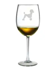 Susquehanna Glass "French Poodle" Set of 4 Wine Glasses