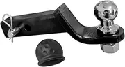 Trailer Hitch 4 inch Drop Towbar Tow Bar Ball Mount Tongue Hitch Trailer Car RV boat parts accessories Camper Accessories(With 50mm ball)