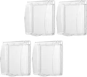 4pcs Switch Waterproof Cover Socket Waterproof Cover Socket Cover Wall Socket Case Toddler Outdoor Plug Power Baby - Cover Socket Protective Cover Safety Mask Protector