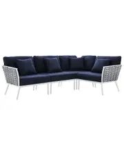 Modway Stance Outdoor Patio Large Sectional Sofa