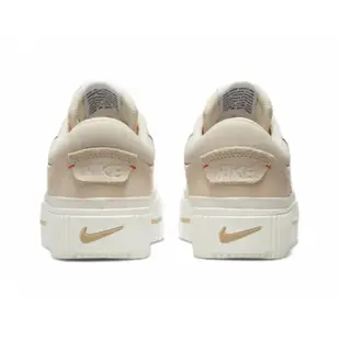 Nike 休閒鞋 女鞋 增高鞋 奶油底 厚底 增高 皮革 米色 舒適 好穿搭 休閒 奶茶 DM7590200