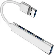 SHU-Store Fit for USB C HUB 3.0 Type C 3.1 4 Port Multi Splitter Adapter OTG Fit for Lenovo Xiaomi MacBook Pro 13 15 Air Pro PC Computer Accessories (Color : USB 3.0 HUB Silver)