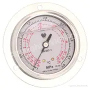 Manifold gauge Wigam ML60/38C4FA/A10 R410A/R32 glycerin LP, 1/4" SAE/T