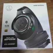 Japan audio-technica SOLID BASS Bluetooth headphone ATH-WS990BT BK F/S NEW