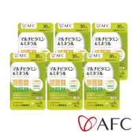 在飛比找momo購物網優惠-【AFC】成人綜合維他命 六包組 共540粒(日本原裝)