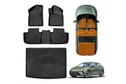 3D All-Weather Floor Mat Boot Liner Carpet for MG MG4 2023-2025 Heavy Duty Cargo Trunk Mat Luggage Tray