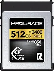 [ProGrade Digital] Memory Card - CFexpress 4.0 Type B for Cameras | Optimized for Express Transfer of Files & Large Storage | 512GB Gold Series