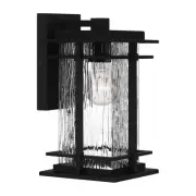 Quoizel MCL8406 McAlister 12" Tall Outdoor Wall Sconce - Black