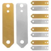 10 Pcs Electrode Material Zinc Strip Anode Plate Travel Primary School