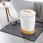 Costway20L Towel Warmer Bucket with Fragrance Holder for Bathroom-White