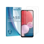 2 Pack MEZON Samsung Galaxy A13 Clear Tempered Glass Screen Protectors