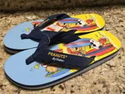 SNOOPY Mens Sandals Flip flops Peanuts Woodstock 2000's VTG NEW 11 11.5 XL