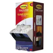 Command Clear Hooks & Strips, Plastic, Medium, 50 Hooks w/50 Adhesive Strips per